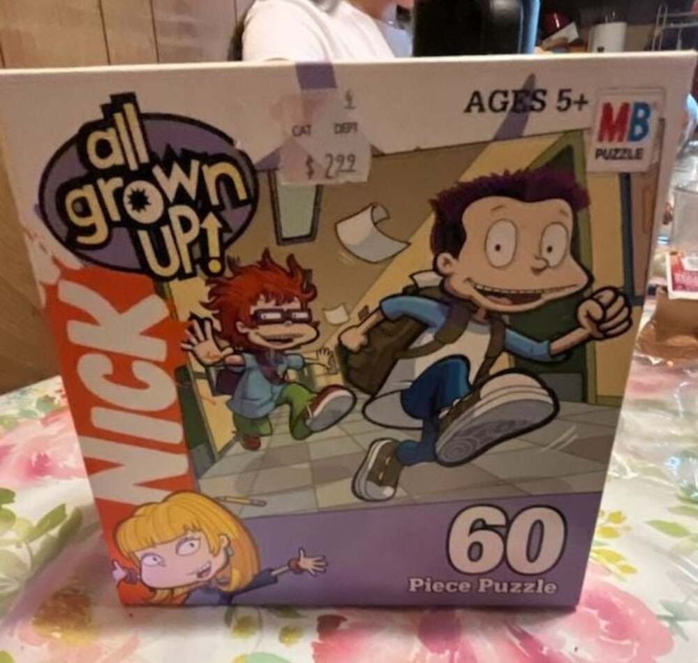 Vintage 2005 Nickelodeon All Grown Up! 60 Piece Puzzle by MB Puzzle